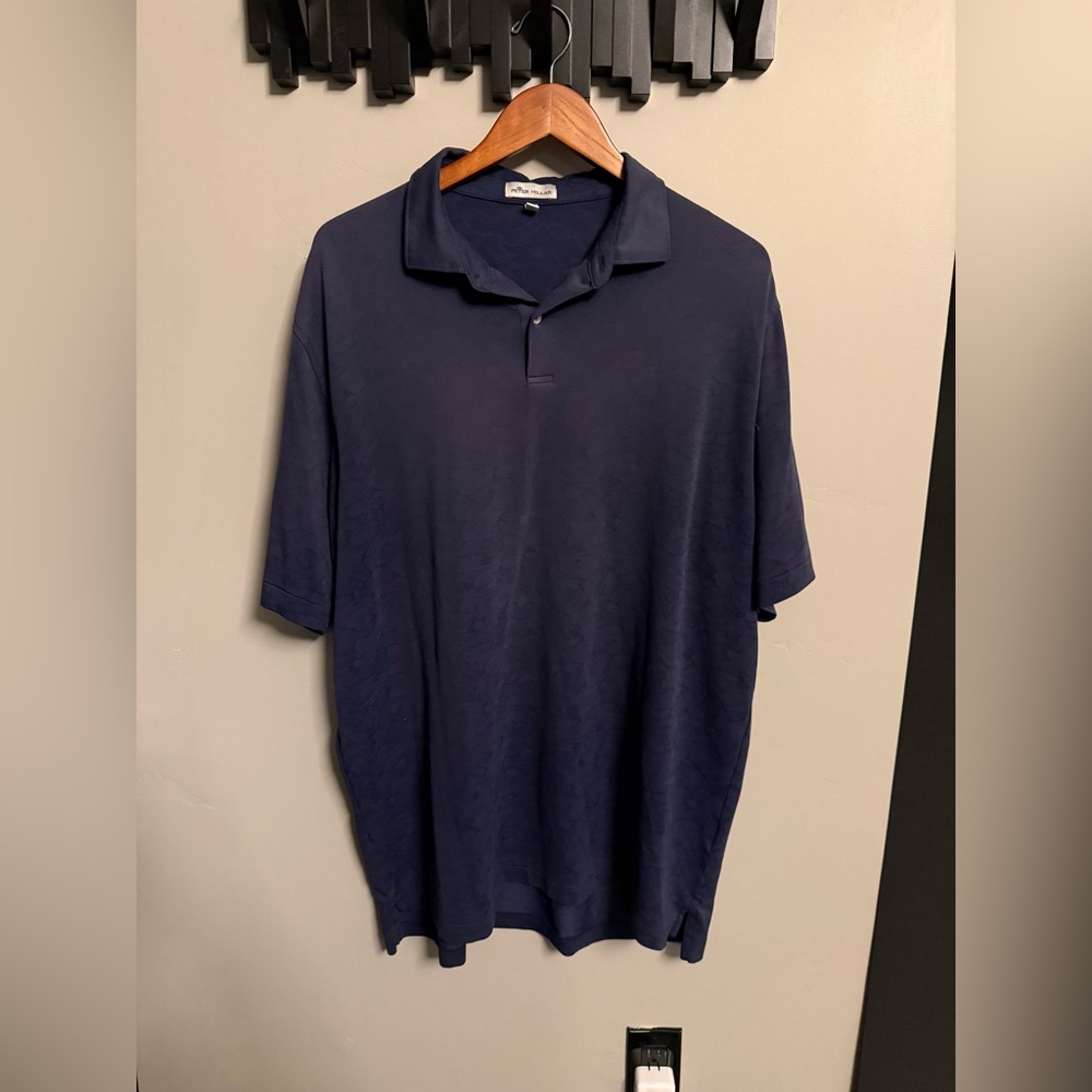 Peter Millar Men’s Navy Performance Polo Shirt Size XL